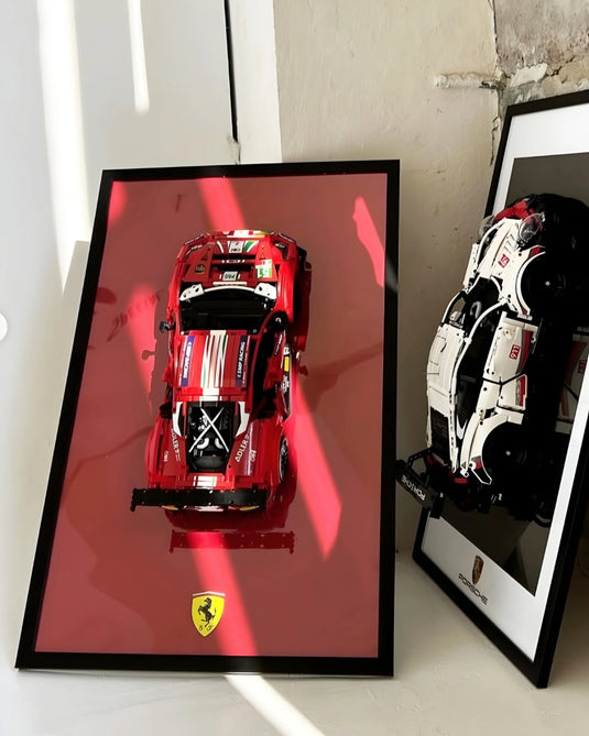 Картина з розібраним конструктором Ferrari GTE