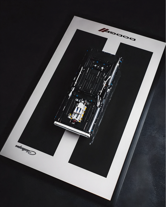 Картина з розібраним конструктором Dodge Charger