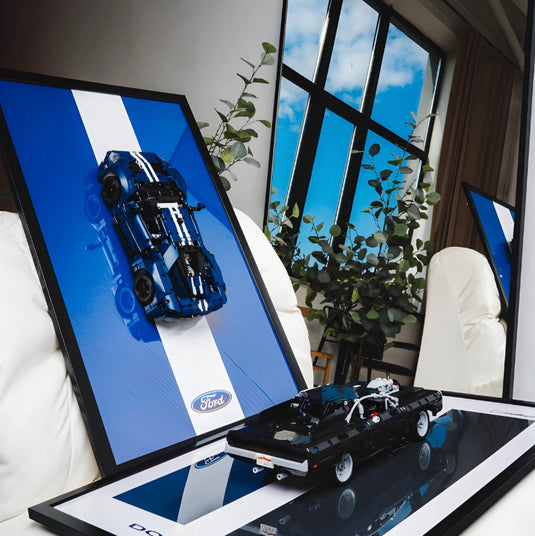 Картина з розібраним конструктором Ford GT 40