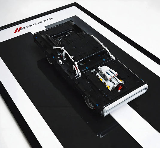 Картина з розібраним конструктором Dodge Charger