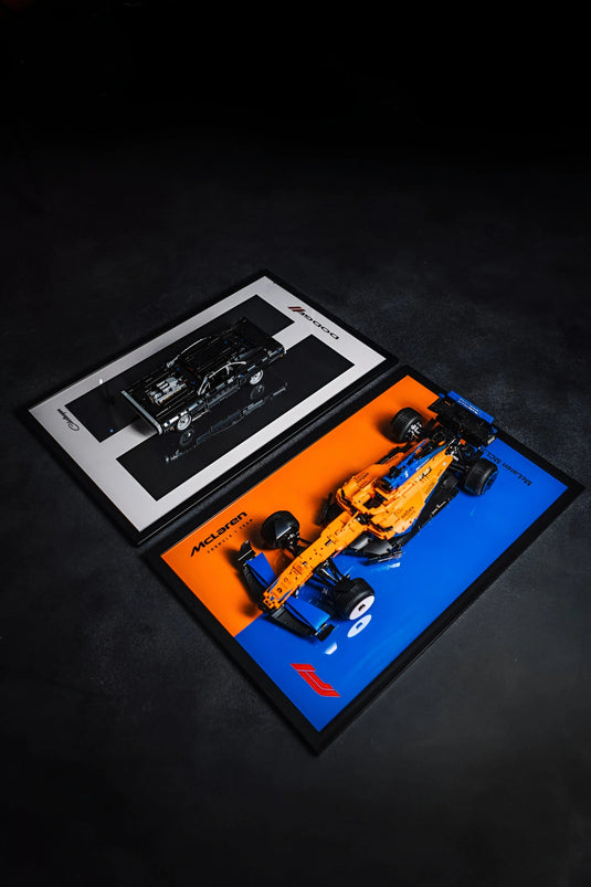 Картина з розібраним конструктором McLaren MCL 36
