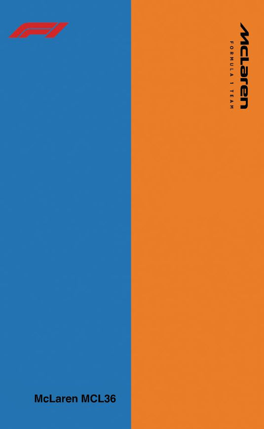 Картина з конструктором McLaren MCL 36
